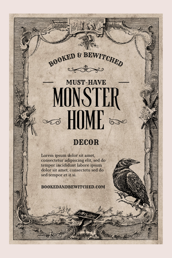 monster home decor